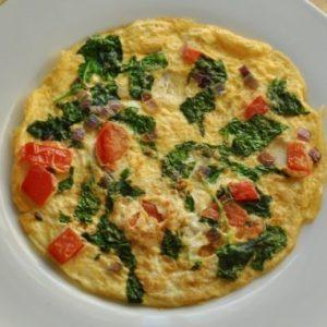 Vegetable omelette